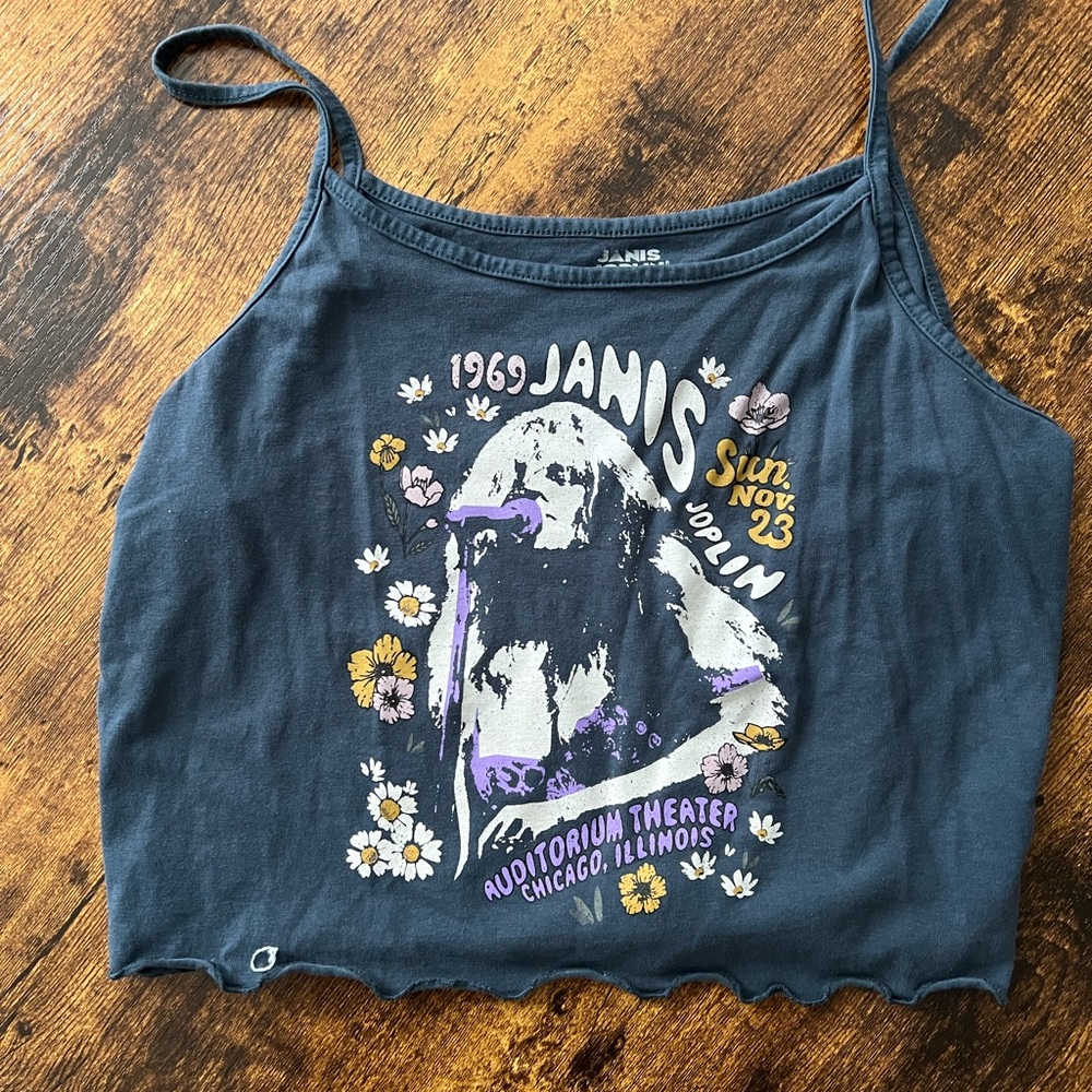 Janis Joplin crop top